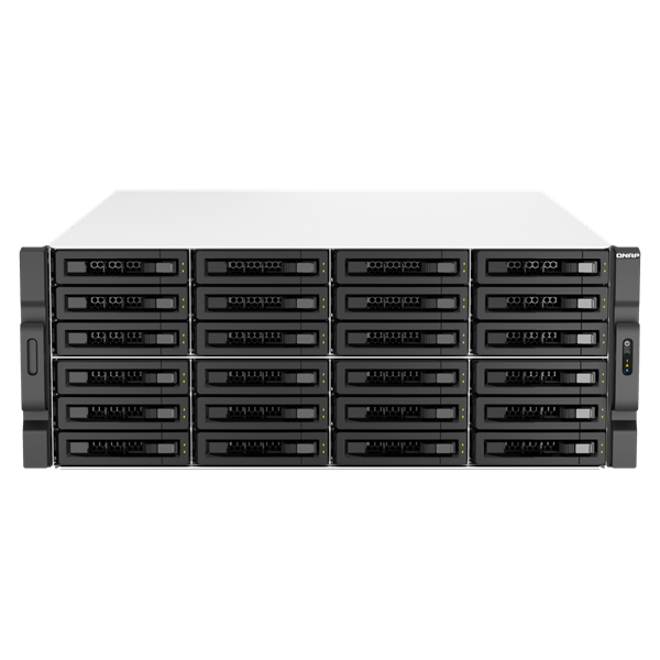 QNAP TS-h3087XU-RP-E2378-64G 30xSSD/HDD 4U rackbe szerelhető hibrid ZFS NAS