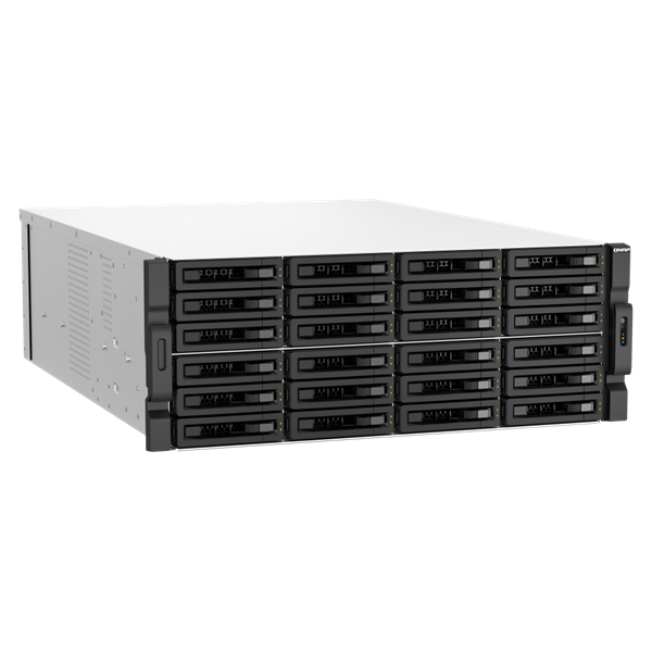 QNAP TS-h3087XU-RP-E2378-64G 30xSSD/HDD 4U rackbe szerelhető hibrid ZFS NAS