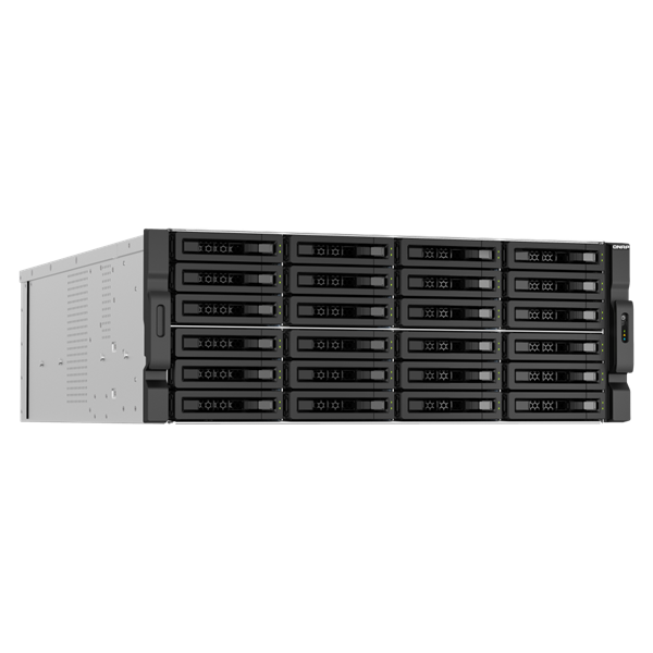 QNAP TS-h3087XU-RP-E2378-64G 30xSSD/HDD 4U rackbe szerelhető hibrid ZFS NAS