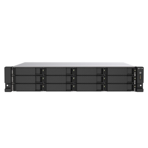 QNAP TS-1273AU-RP-8G 12x SSD/HDD, rackbe szerelhető, redundáns táp, NAS