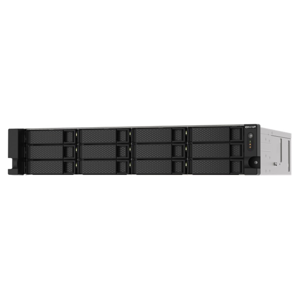 QNAP TS-1273AU-RP-8G 12x SSD/HDD, rackbe szerelhető, redundáns táp, NAS