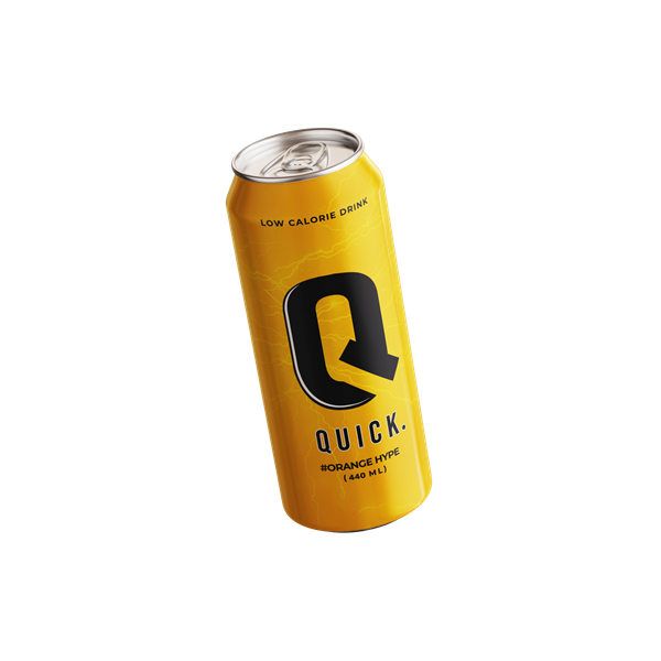 Quick Orange Hype 440ml gyümölcsös sportital