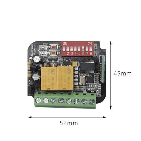 IR RxUni 300-868 MHz Univerzális 2 csatornás vevőegység