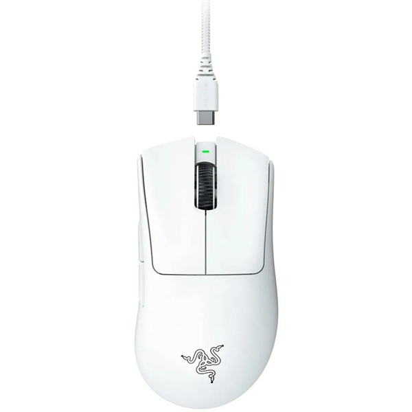 Razer DeathAdder V3 Pro fehér vezeték nélküli gamer egér