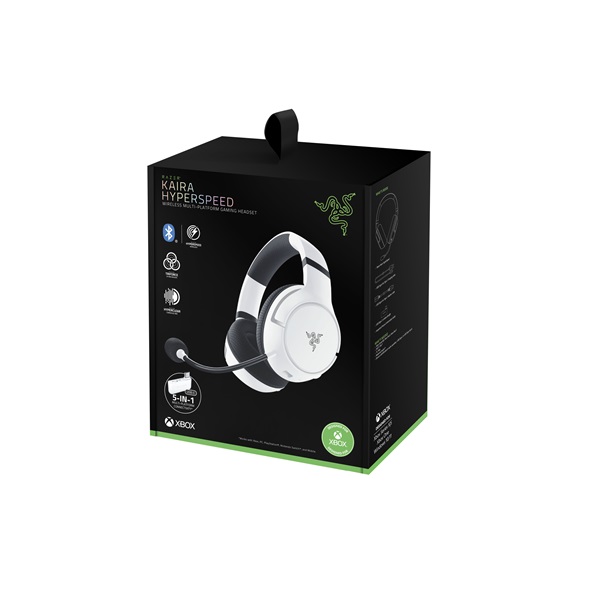 Razer Kaira HyperSpeed Xbox fehér vezeték nélküli gamer headset