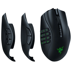 Razer Naga V2 Pro optikai USB  Bluetooth fekete vezeték nélküli gamer egér