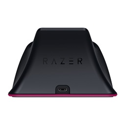 Razer PS5 kontrollerhez piros (Cosmic Red) Univerzális kontroller gyorstöltő