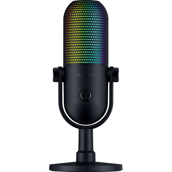 Razer Seiren V3 Chroma fekete gamer mikrofon