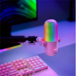 Razer Seiren V3 Chroma rózsaszín gamer mikrofon