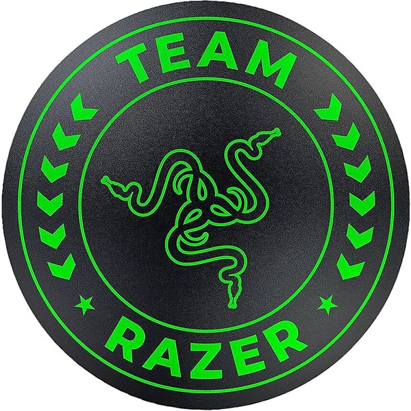 Razer "Team Razer" fekete gamer szőnyeg