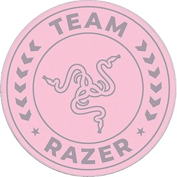 Razer "Team Razer" rózsaszín gamer szőnyeg