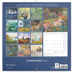 Realsystem 2025 Claude Monet 6097 falinaptár