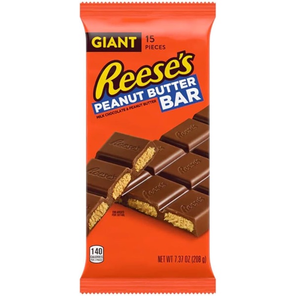 Reese`s Giant Bar 208g mogyoróvajas csokoládé