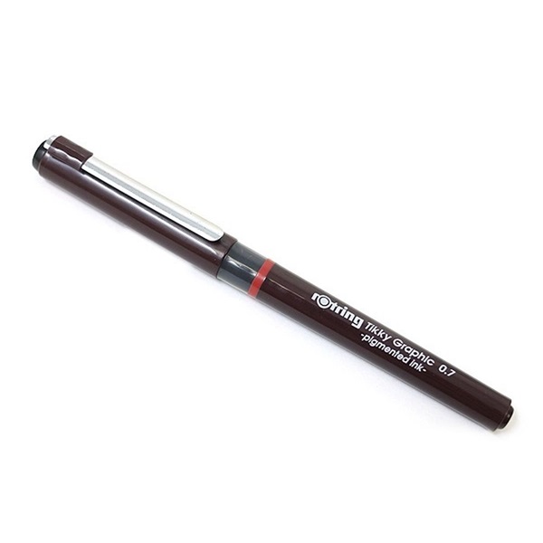 Rotring Tikky Graphic 0,7mm bordó tűfilc