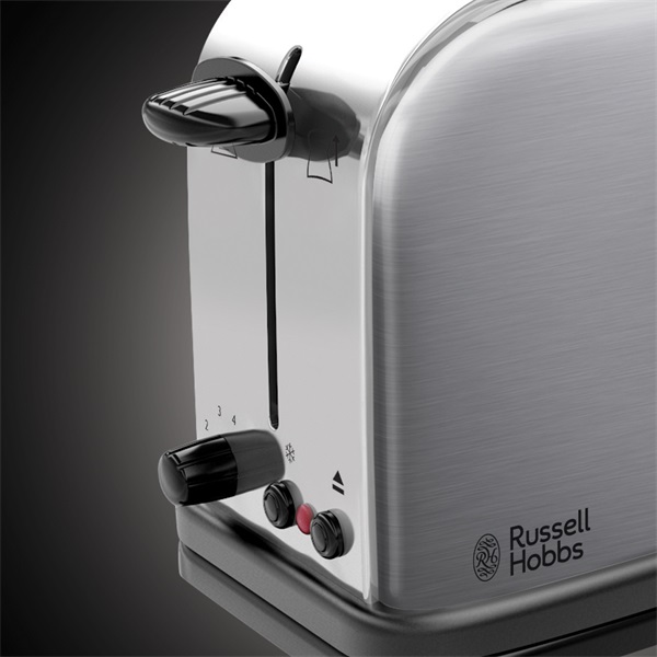 Russell Hobbs 21396-56/RH Oxford acél 2 hosszúszeletes kenyérpirító