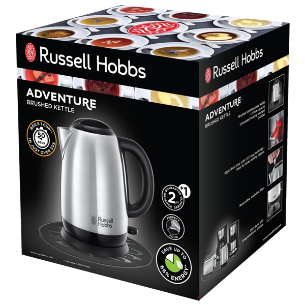 Russell Hobbs 23912-70 Adventure 1,7L-es inox vízforraló