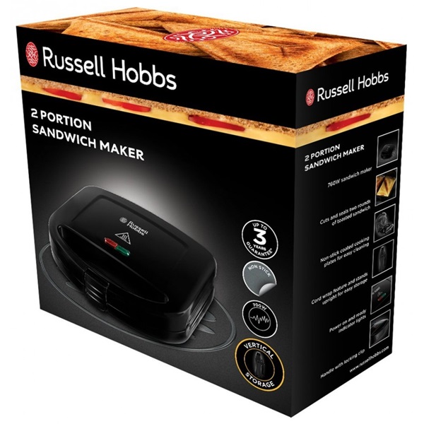 Russell Hobbs 24520-56 Classics fekete szendvicssütő