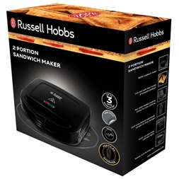 Russell Hobbs 24520-56 Classics fekete szendvicssütő