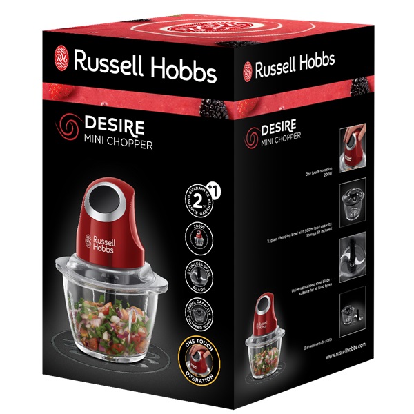 Russell Hobbs 24660-56 Desire piros mini aprító