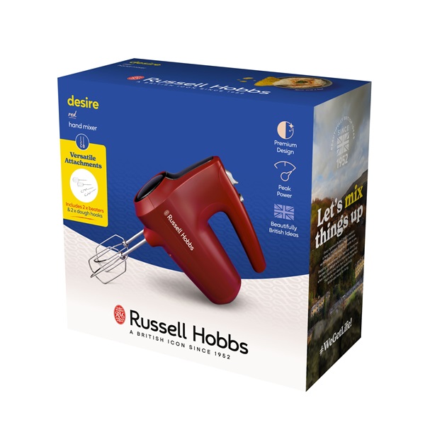 Russell Hobbs 27150-56/RH Desire Red kézi mixer