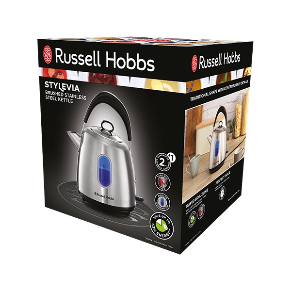 Russell Hobbs 28130-70/RH Stylevia 1,5L-es rozsdamentes acél vízforraló