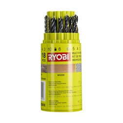 Ryobi RAK18DMIX 18 db-os fúrószár készlet