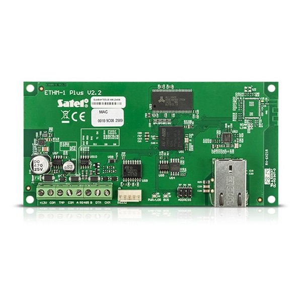 SATEL ETHM1PLUS TCP/IP kommunikációs modul