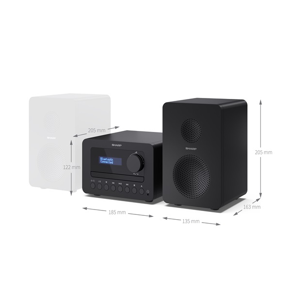 SHARP XL-B514(BK) Tokyo FM bluetooth Mikro Hifi