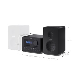 SHARP XL-B514(BK) Tokyo FM bluetooth Mikro Hifi