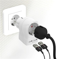 SKROSS EUTOEU-USB 2xUSB töltő adapter