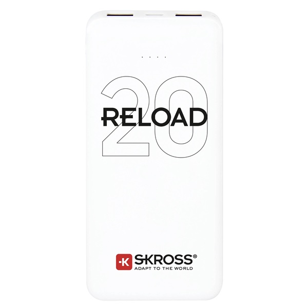 SKROSS Reload20 20000mAh USB/microUSB kábellel két kimenettel power bank