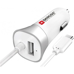 SKROSS autós USB töltő és C típusú USB kábel