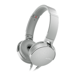 SONY MDRXB550APW.CE7 extra bass fehér fejhallgató