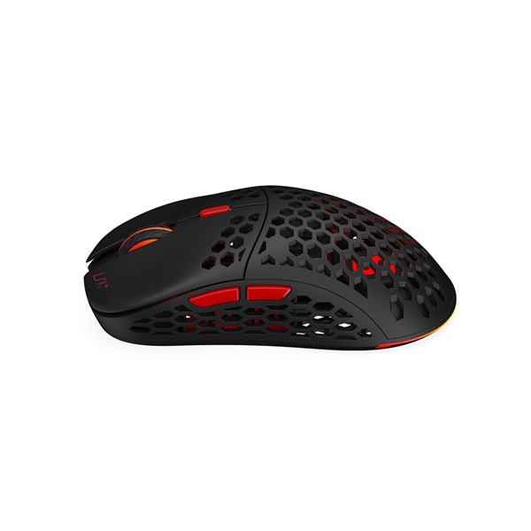 SPC Gear LIX Plus Wireless fekete vezeték nélküli gamer egér