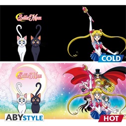 Sailor Moon "Group" 460ml hőre változó bögre