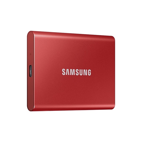 Samsung 1000GB USB 3.2 (MU-PC1T0R/WW) piros T7 külső SSD