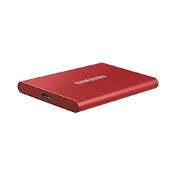 Samsung 1000GB USB 3.2 (MU-PC1T0R/WW) piros T7 külső SSD