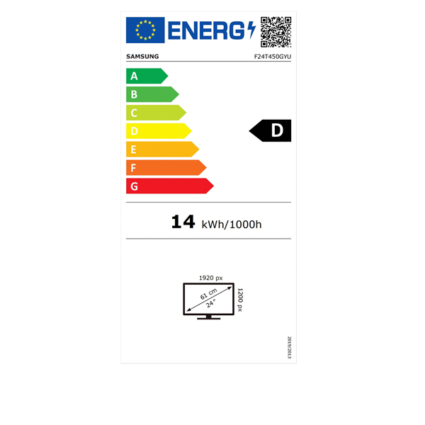 Samsung 24" LF24T450GYUXEN FHD HDMI/DP monitor