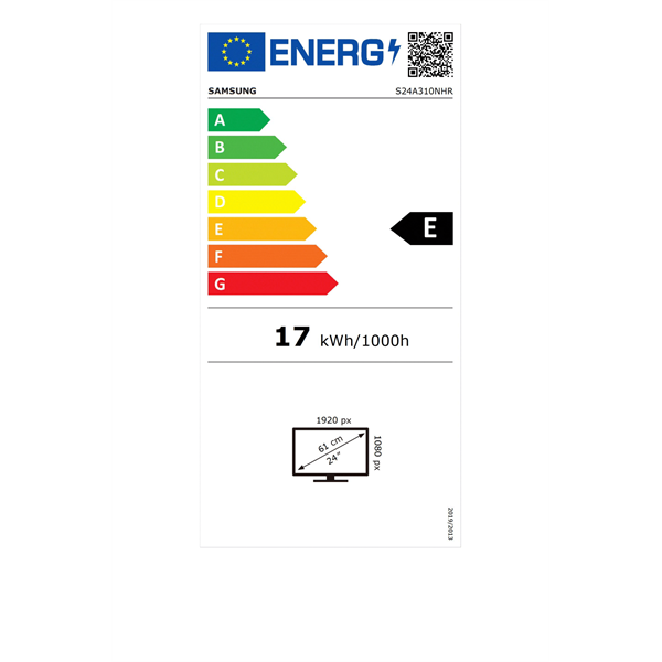 Samsung 24" LS24A310NHRXEN FHD HDMI monitor