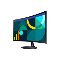 Samsung 24" LS24D360GAUXEN Essential S3 S36C FHD VA VGA/HDMI ívelt monitor