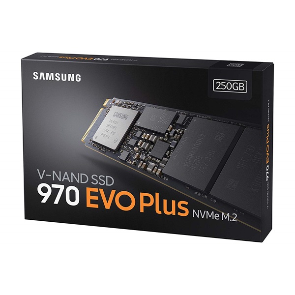 Samsung 250GB NVMe 1.3 M.2 2280 970 EVO Plus (MZ-V7S250BW) SSD