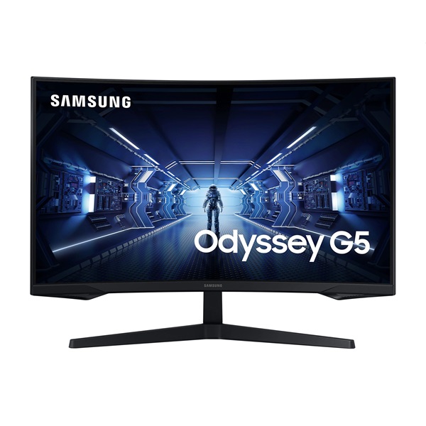 Samsung 27" LC27G55TQBUXEN VA WQHD 144Hz HDMI/DP ívelt gamer monitor