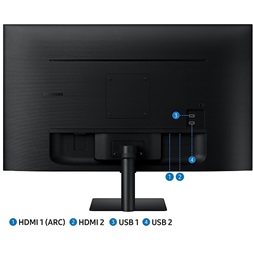 Samsung 32" M5 S32BM500EU FHD VA HDR10 fekete SMART monitor távirányítóval