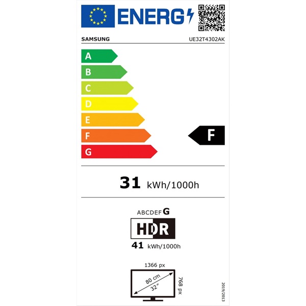 Samsung 32" UE32T4302 HD Ready Smart LED TV