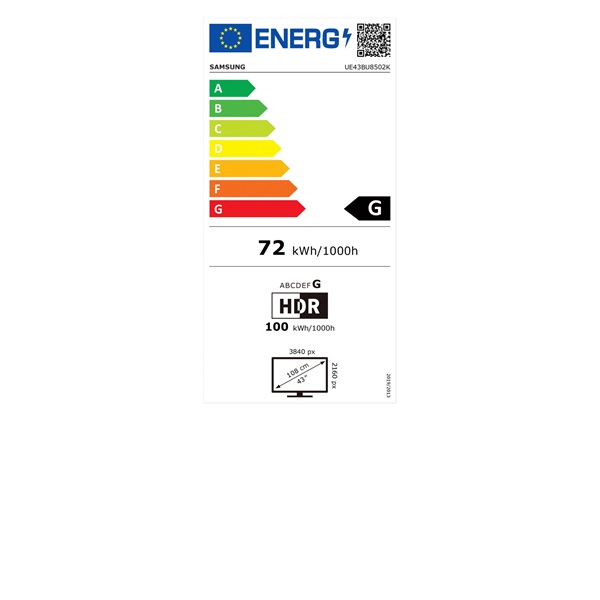 Samsung 43" UE43BU8502KXXH 4K UHD Smart LED TV