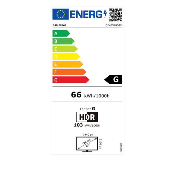 Samsung 48" QE48S90DAEXXH 4K UHD Smart OLED TV