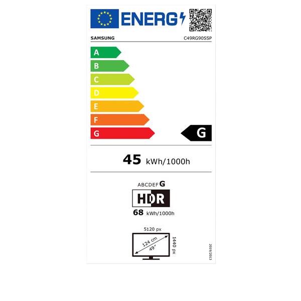 Samsung 49" LC49RG90SSPXEN DQHD HDMI/DP ívelt kijelzős gamer monitor