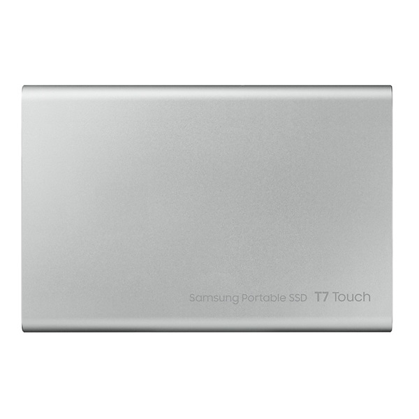 Samsung 500GB USB 3.2 (MU-PC500S/WW) ezüst ujjlenyomatolvasós T7 Touch külső SSD