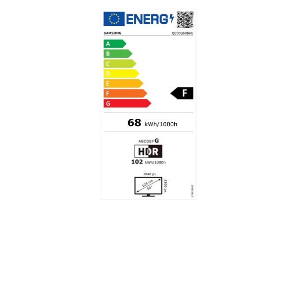 Samsung 50" QE50Q60BAUXXH 4K UHD Smart QLED TV