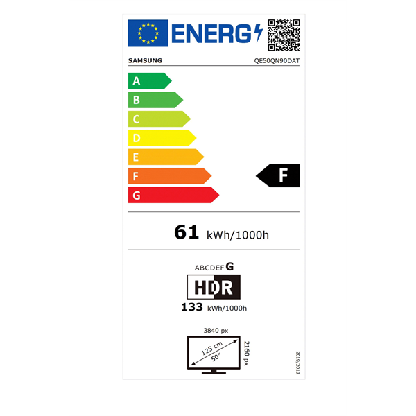 Samsung 50" QE50QN90DATXXH 4K UHD Smart NeoQLED TV